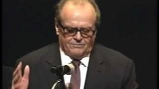 Jack Nicholson gets inducted into the New Jersey Hall of Fame 2010 Part 2 of 2 [upl. by Airol]