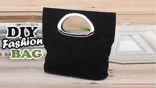 DIY CUTE HANDBAG  Tote Bag Design Tutorial During 30 Min [upl. by Eilojne]