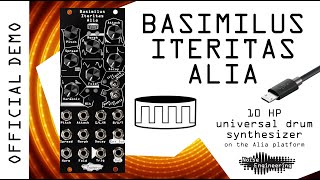 Basimilus Iteritas Alia universal drum synthesizer from Noise Engineering [upl. by Macnamara]