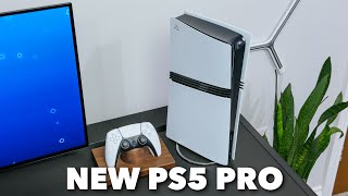 NEW PS5 Pro Unboxing amp First Look [upl. by Aihsema]