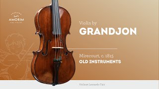 Violin by Grandjon Mirecourt c1815 [upl. by Lletnohs]