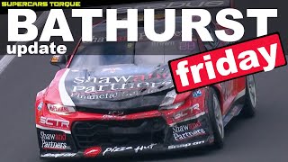 Will Browns In The Wall  Friday  Bathurst Report  V8 Supercars Torque [upl. by Jayson]