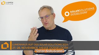 Wir sind auf der Solar Solutions ☀ [upl. by Charil]