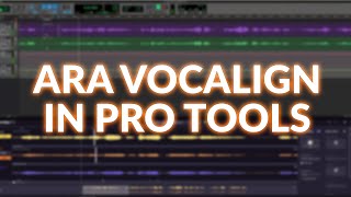 ARA VocAlign In Pro Tools [upl. by Narra]