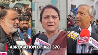 NC MLAs Blames PDP For Abrogation of Art 370 Tarigami Says Its Restoration Important [upl. by Flory24]