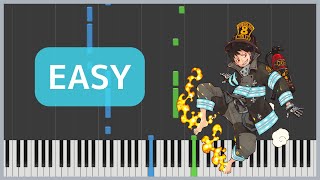 Inferno  Fire Force  Mrs GREEN APPLE Piano Sheet Music  Easy  Beginner [upl. by Ideih]