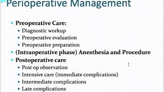 Perioperative management  General Surgery [upl. by Leavelle]