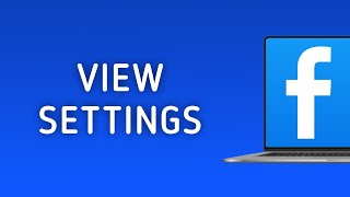 How to View Settings On Facebook On PC [upl. by Castra695]