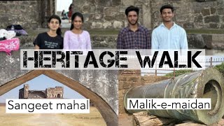 Sangeet Mahal and MalikEMaidan  Heritage walk  Social connect and Responsibility [upl. by Refinnej]