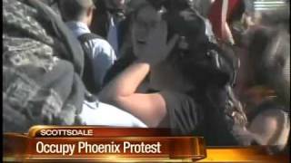 Occupy movement in Phoenix turns violent [upl. by Regdirb]