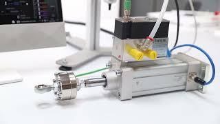 Pneumatic actuator displacement control with RTC 9000 test controller [upl. by Easton]