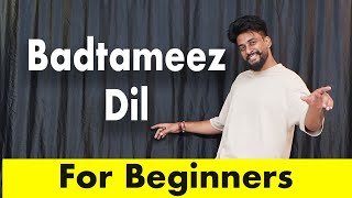 Badtameez Dil Dance for Beginners  Ranbir Kapoor Deepika Padukone [upl. by Poore265]