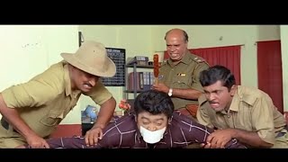 Jaggesh Comedy  Police Treatment To Jaggesh  Hucchana Maduveli Undone Jana Kannada Movie Scene [upl. by Anauqcaj]