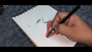 How to Draw Kissing Lips Easy Step by Step  Lip Kiss Drawing  Pencil Sketch Kissing Lips Drawing [upl. by Lund259]