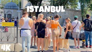 4K 🦊 Istanbul Walk Galataport Walking Tour  July 2022 [upl. by Carolin]