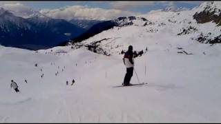 Atomic Race Ti SL tested Riederalp Betmeralp Schweiz Zwitserland Swiss Switzerland [upl. by Eladnyl99]