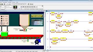 LogixPro Simulator  Silo Simulation  Exercise2 e Exercise3 [upl. by Ativak444]