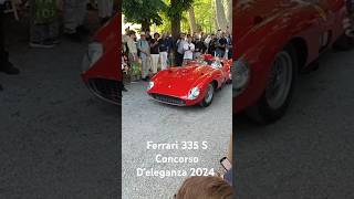 Ferrari 335 Scaglietti winning at Concorso Deleganza 2024 ferrari como scaglietti [upl. by Nibas]