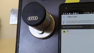 Setting EVVA AirKey to Office Mode [upl. by Gneh]