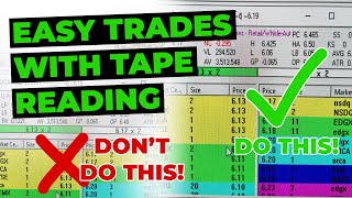 Catch EASY Trades by Avoiding this Tape Reading Mistake with examples [upl. by Harms]