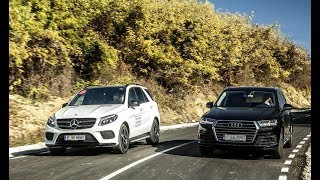 NEW MERCEDESBENZ GLE VS AUDI Q7 2018 [upl. by Aniles]