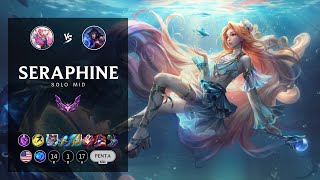 Seraphine Mid vs Ahri  NA Master Patch 1211 [upl. by Nosreme]