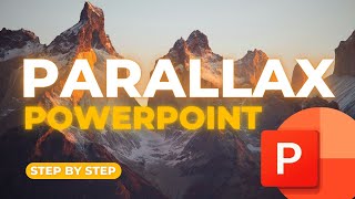 How to Create a Parallax Effect in PowerPoint  3 LEVELS 🔥 [upl. by Nyved566]