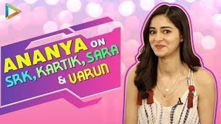 Ananya Panday’s Most Entertaining Interview  Epic Rapid Fire On SRK Kartik Sara  SOTY 2 [upl. by Malkin]