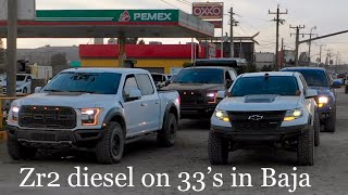 Diesel zr2 with 33s in Baja Build walk through [upl. by Ahsenom]