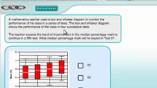 QTS Maths Test Demo Series Box and Whisker Diagrams [upl. by Nirot]