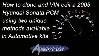 How to clone and VIN edit a 2005 Hyundai Sonata PCM using two unique Automotive Kit procedures [upl. by Maryanna878]