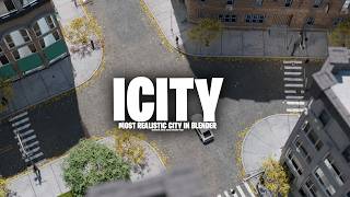 icity blender most realistic city generator [upl. by Minta]