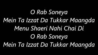 Atif Aslams Rabba Sacheya s Lyrics [upl. by Luke26]