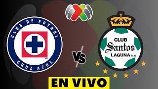 CRUZ AZUL VS SANTOS LAGUNA EN VIVO  LIGA MX APERTURA 2024  JORNADA 15  DONDE VER [upl. by Silirama]