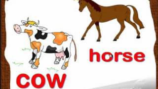 English lesson farm animal vocabulary ESL kids lessonwmv [upl. by Farrison904]