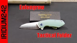 Eafengrow 0456 Tactical Folding Pocket Knife [upl. by Ecienaj]