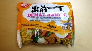 Nissin Demae Ramen  Curry Flavor [upl. by Otila]