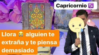 CAPRICORNIO TE PIENSA Y TE EXTRAÑA ALGUIEN TE NECESITA AHORA TAROT CAPRICORNIO [upl. by Lorilee]