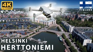 DRONE AERIAL 🚁 PHOTOGRAPHY HERTTONIEMI  HERTTONIEMENRANTA See the Wonderful Landscapes of Helsinki [upl. by Souza371]