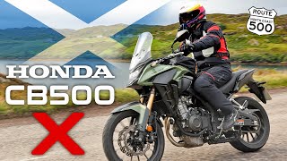 Honda CB500X 2022  Prueba  Review [upl. by Nilkcaj]