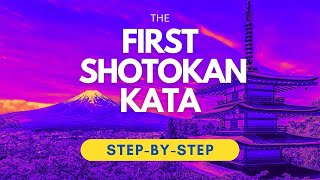 Taikyoku Shodan Kata Tutorial Shotokan Karate First Kata Step By Step [upl. by Heffron412]