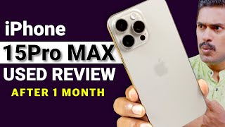 iPhone 15Pro MAX Detailed review after 1 Month Malayalam  iPhone 15Pro Max camera review collab [upl. by Cadmann]