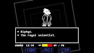 Alphys Fight  PSOutertale Genocide Final Boss  Ending [upl. by Binah]