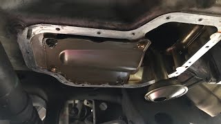 How to fix oil pan leaks using gasket maker [upl. by Ellainad]