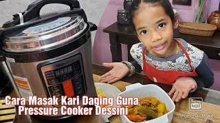 Masak Kari Daging Guna Pressure Cooker [upl. by Hazen]