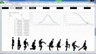 Normalverteilung und ihre Berechnung in Excel 2010 [upl. by Maleeny]