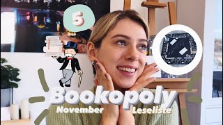 Bookopoly 📚🎲  5 • Leseliste November 2022 🍂🥰  MARW [upl. by Orecul991]