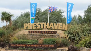 Arrival video Haven Presthaven Sands Gronant Prestatyn North Wales 2022 Touring caravan area [upl. by Ayanet]