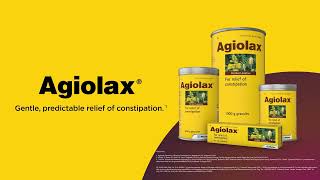 Agiolax  For Relief Of Constipation [upl. by Hgierb508]