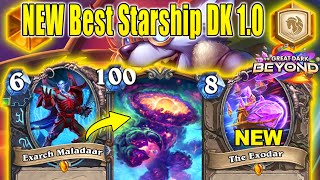 NEW Best Starship DK 10 Deck is Beyond The Most Fun At The Great Dark Beyond  Hearthstone [upl. by Lachance756]